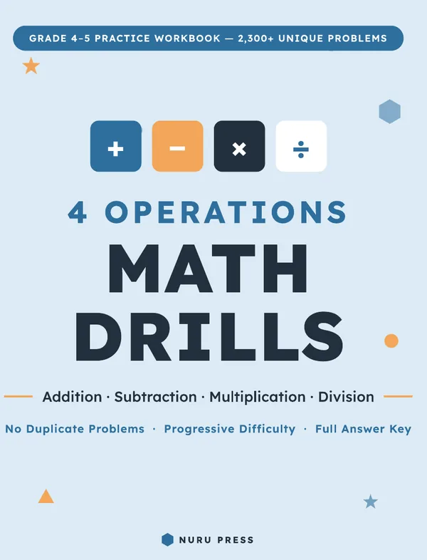 4 Operations Math Drills